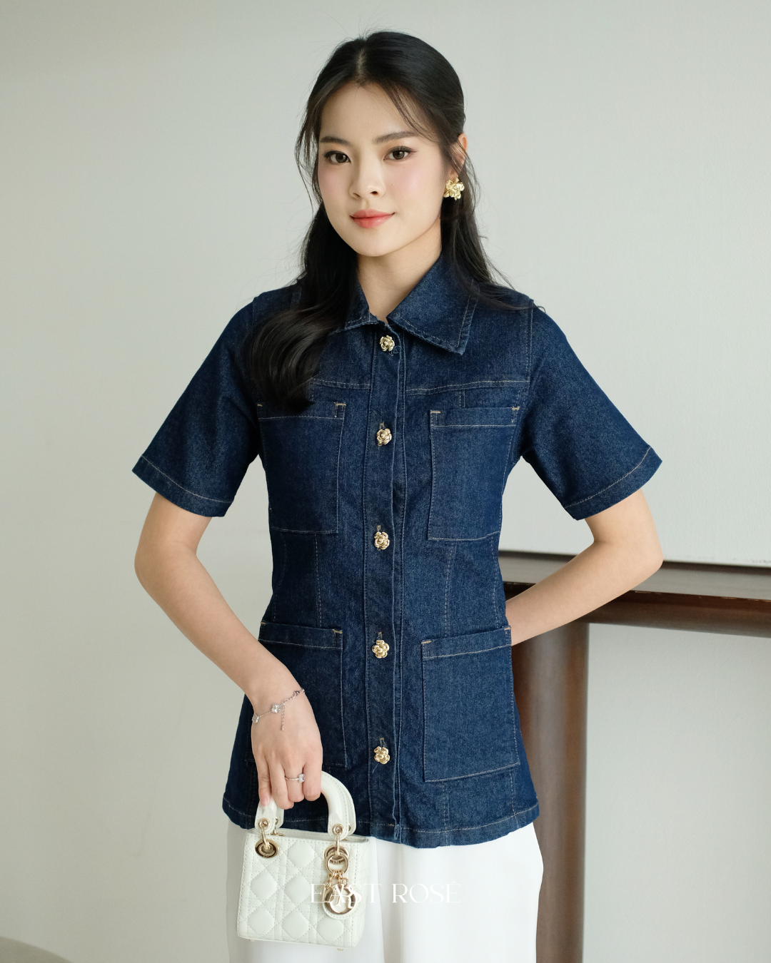 Shea Denim Top