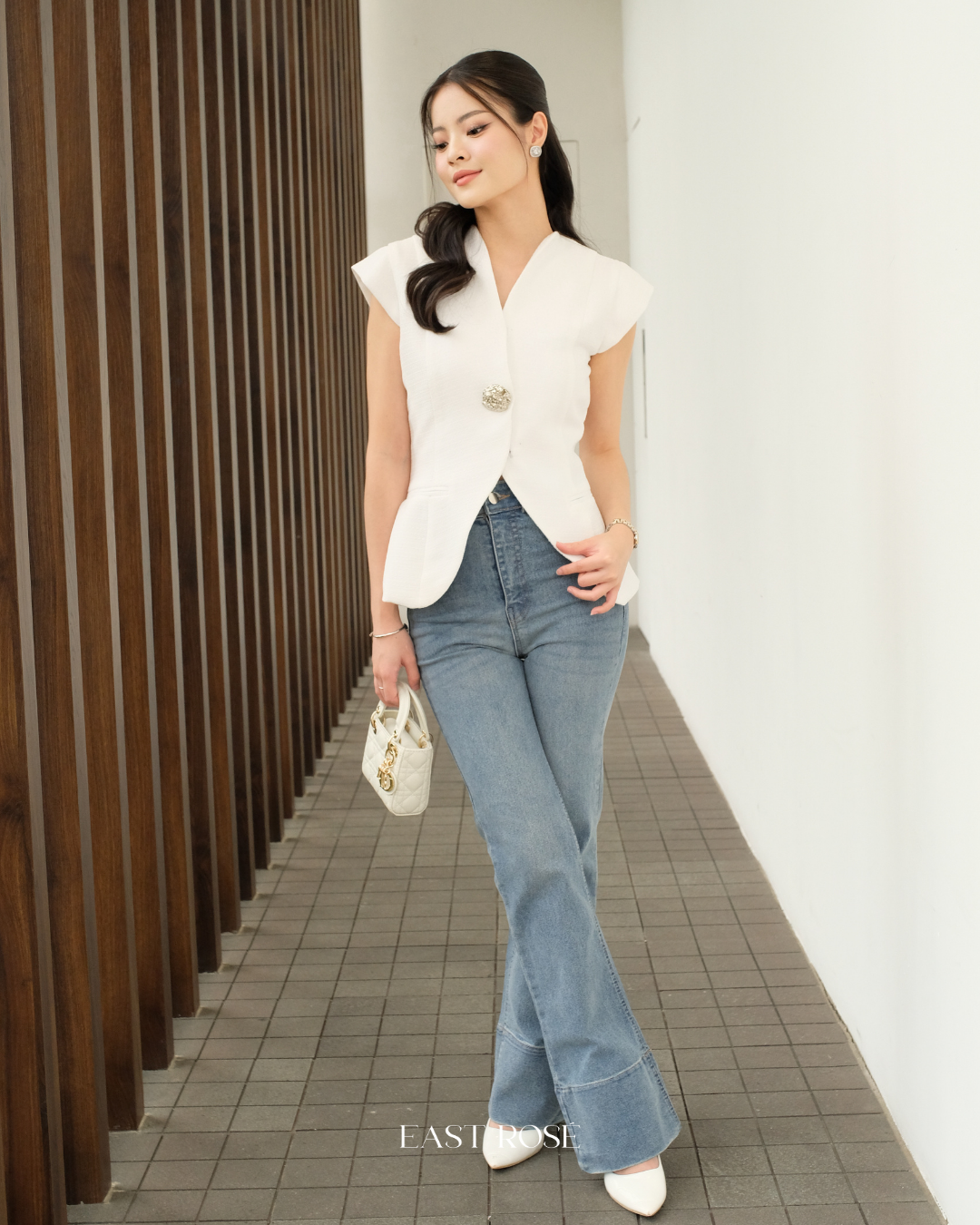 Kai Tweed Top