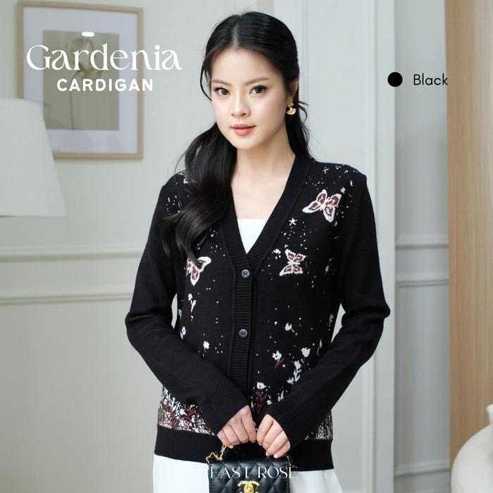 Gardenia Cardigan detail