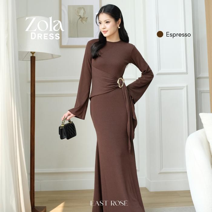 Zola Dress styled outdoors